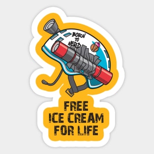 Born To Nerd Sticker